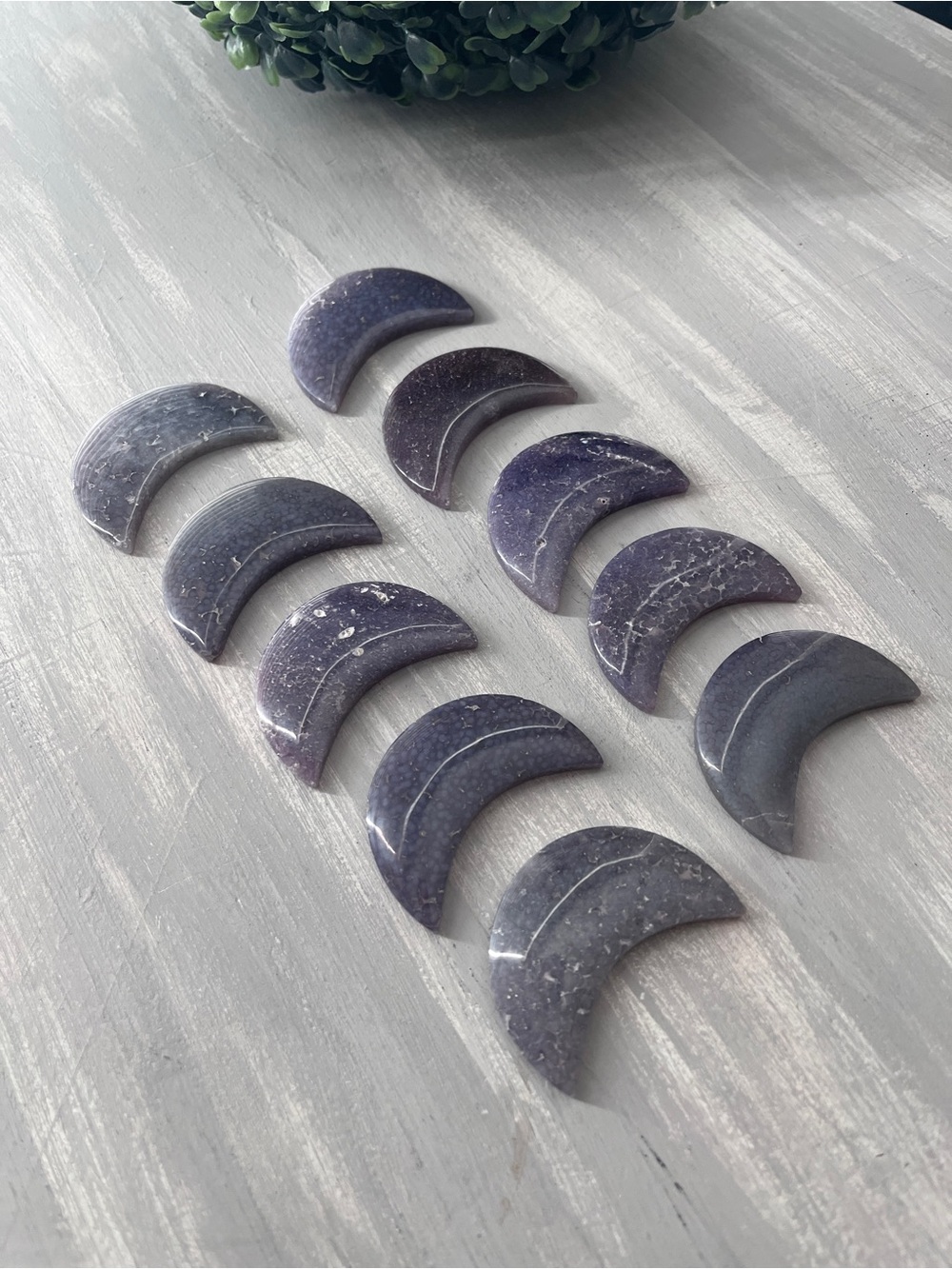 Grape Agate Moon - Picture 5 of 6